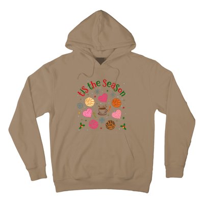 Tis The Season Pan Dulce Sweet Bread Funny Mexican Christmas Hoodie