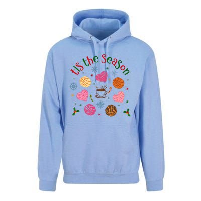 Tis The Season Pan Dulce Sweet Bread Funny Mexican Christmas Unisex Surf Hoodie