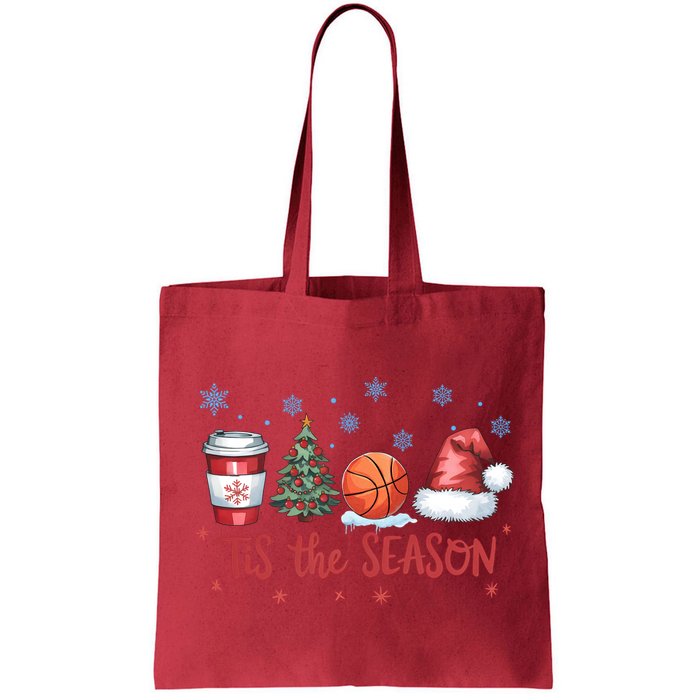 Tis The Season Christmas Xmas Holiday Coffee Baskeball Team Bag