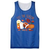 Tis The Season Football Pumpkin Thanksgiving Athletes Cool Gift Mesh Reversible Basketball Jersey Tank