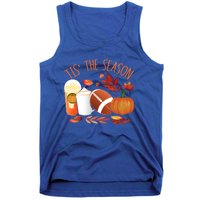 Tis The Season Football Pumpkin Thanksgiving Athletes Cool Gift Tank Top