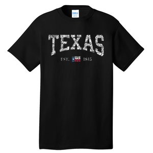 Texas Texas State Flag Distressed Tall T-Shirt