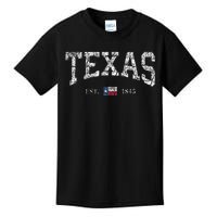 Texas Texas State Flag Distressed Kids T-Shirt