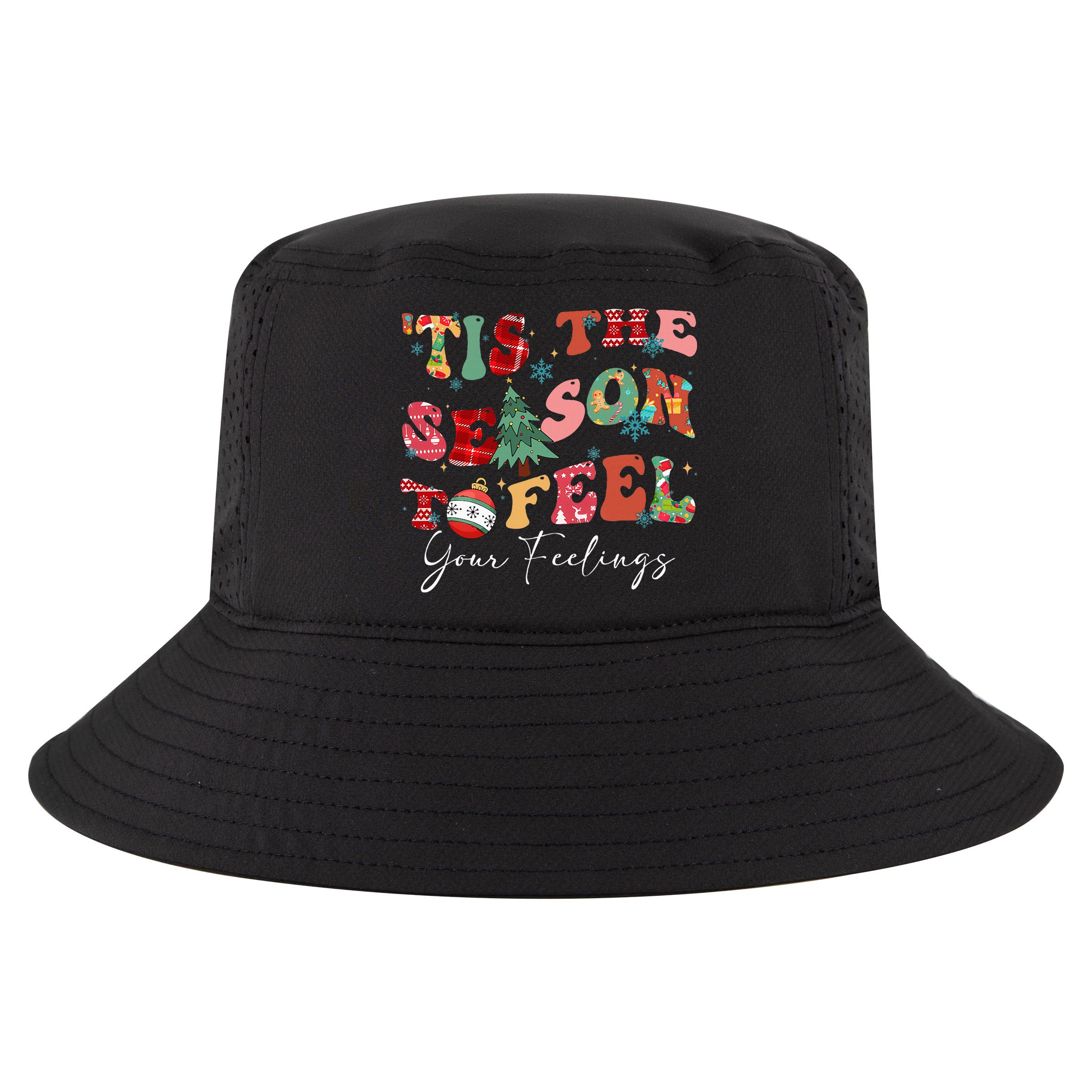 Tis The Season To Feel Your Feelings Christmas Mental Health Cool Comfort Performance Bucket Hat