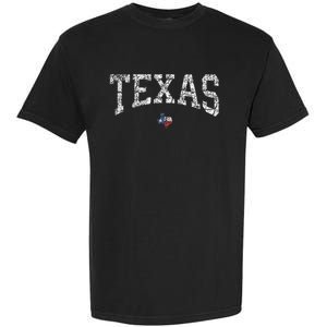 Texas  Texas State Map Flag Distressed Garment-Dyed Heavyweight T-Shirt