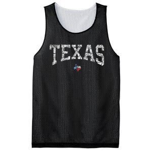 Texas  Texas State Map Flag Distressed Mesh Reversible Basketball Jersey Tank