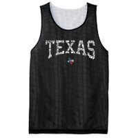 Texas  Texas State Map Flag Distressed Mesh Reversible Basketball Jersey Tank