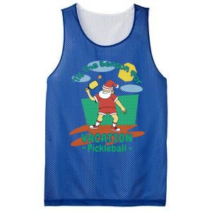 Tis The Season For Vacation Pickleball Fun Santa Claus Meme Great Gift Mesh Reversible Basketball Jersey Tank