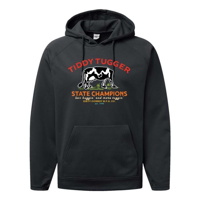 Tugger Tiddy State Champions Performance Fleece Hoodie