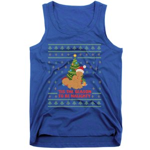 Tis The Season To Be Naughty Gingerbread Couple Christmas Great Gift Tank Top