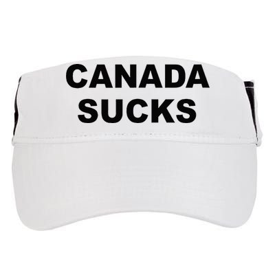 Top That Says CANADA SUCKS Funny Anti Canadian Adult Drive Performance Visor