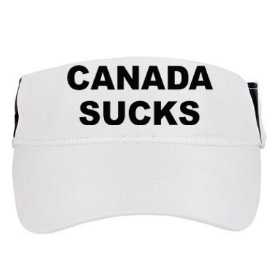 Top That Says CANADA SUCKS Funny Anti Canadian Adult Drive Performance Visor