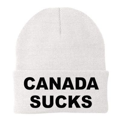 Top That Says CANADA SUCKS Funny Anti Canadian Beanie