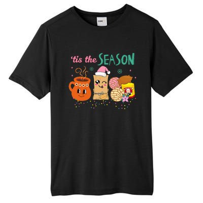 Tis The Season Concha Pan Dulce Tamales Mexican Christmas Tall Fusion ChromaSoft Performance T-Shirt