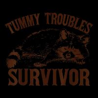 Tummy Troubles Survivor Gift Flat Bill Trucker Hat