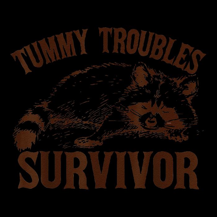 Tummy Troubles Survivor Gift Flat Bill Trucker Hat