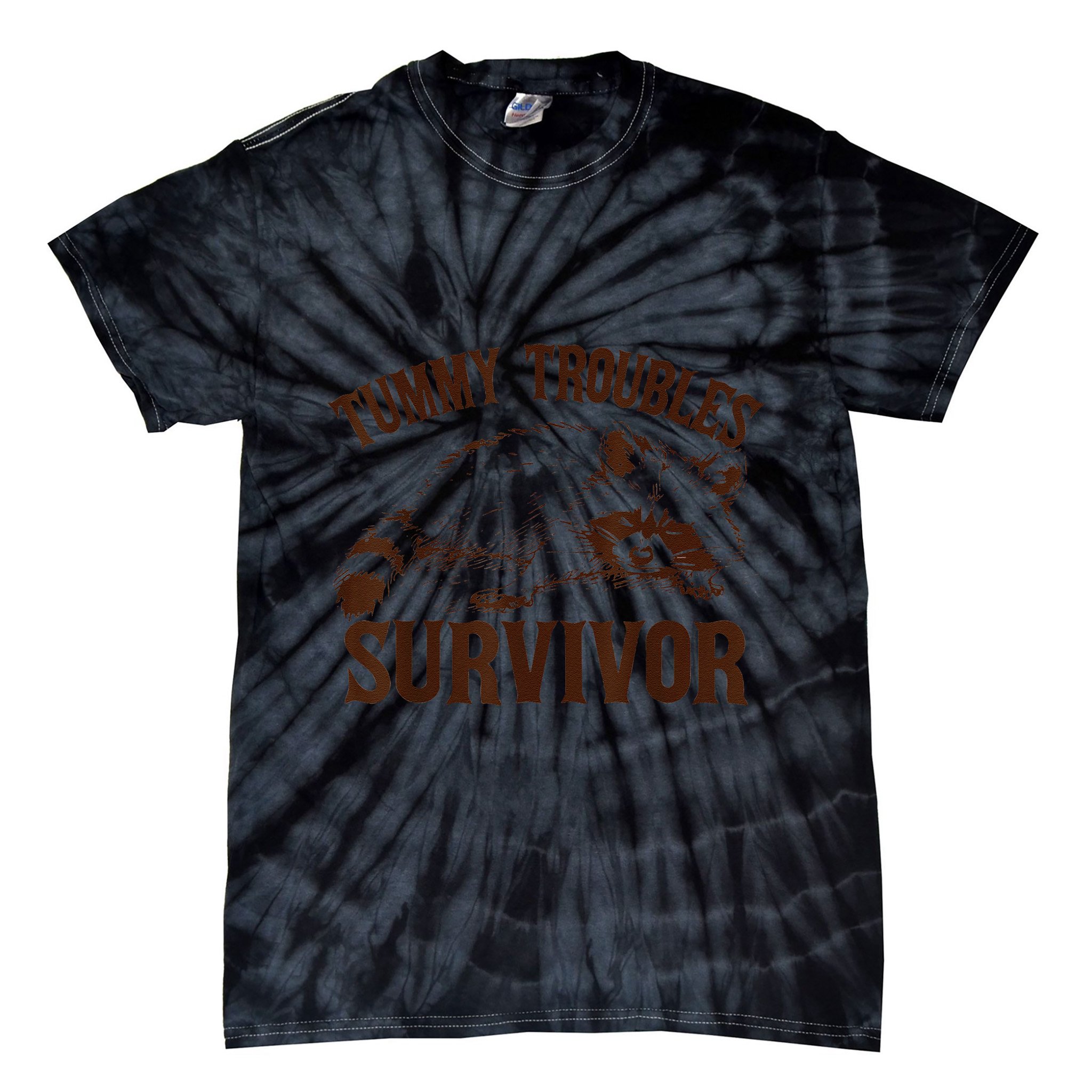 Tummy Troubles Survivor Gift Tie-Dye T-Shirt