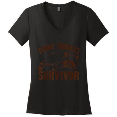 Tummy Troubles Survivor Gift Women's V-Neck T-Shirt