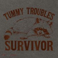 Tummy Troubles Survivor Gift Cotton Canvas Backpack