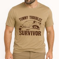 Tummy Troubles Survivor Gift Cooling Performance Crew T-Shirt