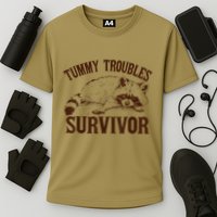 Tummy Troubles Survivor Gift Cooling Performance Crew T-Shirt