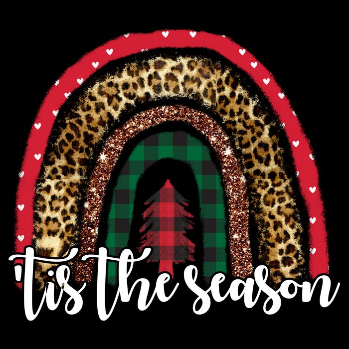 Tis The Season Holiday Rainbow Cute Christmas Backpack
