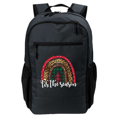 Tis The Season Holiday Rainbow Cute Christmas Daily Commute Backpack