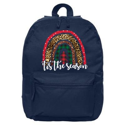 Tis The Season Holiday Rainbow Cute Christmas 16 in Basic Backpack