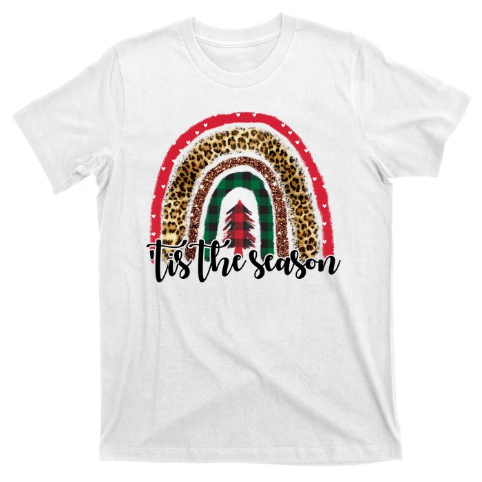 Tis The Season Holiday Rainbow Cute Christmas T-Shirt