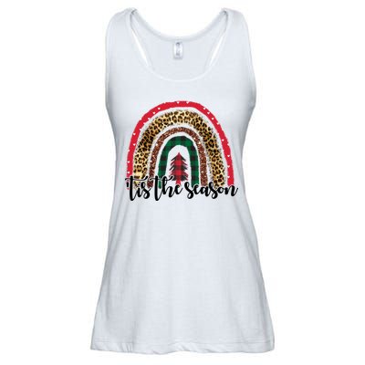Tis The Season Holiday Rainbow Cute Christmas Ladies Essential Flowy Tank