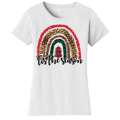 Tis The Season Holiday Rainbow Cute Christmas Women's T-Shirt