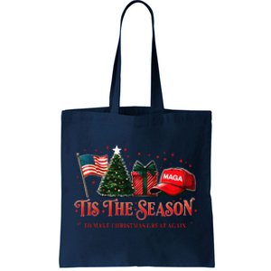 Tis The Season Trump Maga 2024 Make Christmas Great Again Tote Bag