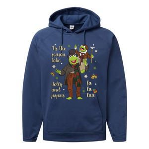 Tis The Season Tobe Jolly And Joyous The Muppet Christmas Carol Performance Fleece Hoodie