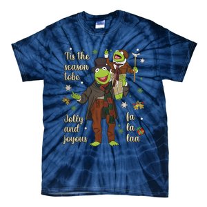 Tis The Season Tobe Jolly And Joyous The Muppet Christmas Carol Tie-Dye T-Shirt