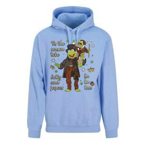 Tis The Season Tobe Jolly And Joyous The Muppet Christmas Carol Unisex Surf Hoodie