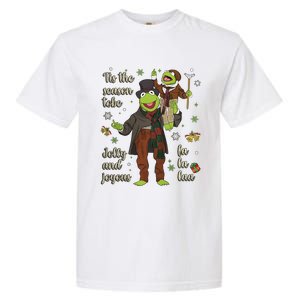 Tis The Season Tobe Jolly And Joyous The Muppet Christmas Carol Garment-Dyed Heavyweight T-Shirt