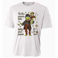 Tis The Season Tobe Jolly And Joyous The Muppet Christmas Carol Cooling Performance Crew T-Shirt