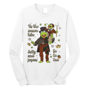 Tis The Season Tobe Jolly And Joyous The Muppet Christmas Carol Long Sleeve Shirt