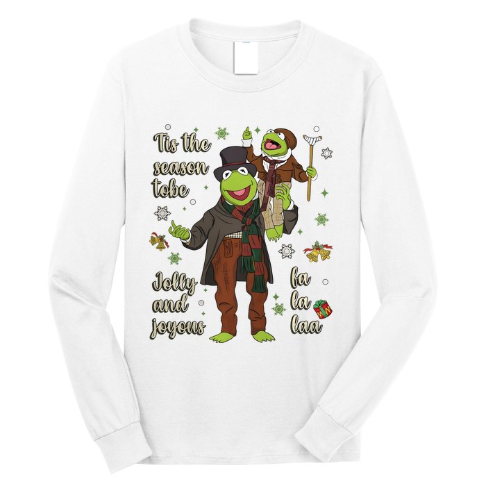 Tis The Season Tobe Jolly And Joyous The Muppet Christmas Carol Long Sleeve Shirt