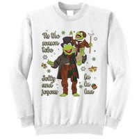 Tis The Season Tobe Jolly And Joyous The Muppet Christmas Carol Sweatshirt