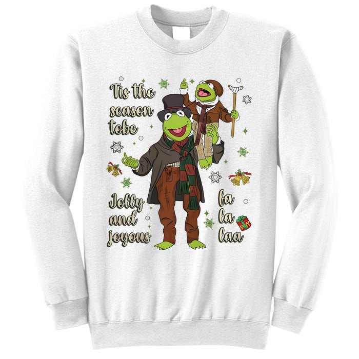 Tis The Season Tobe Jolly And Joyous The Muppet Christmas Carol Sweatshirt