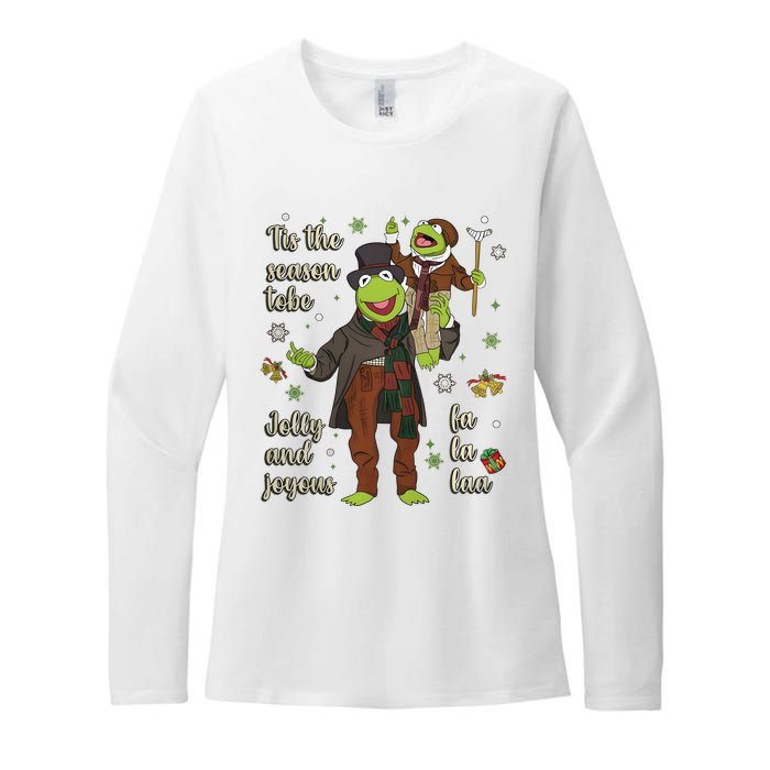 Tis The Season Tobe Jolly And Joyous The Muppet Christmas Carol Womens CVC Long Sleeve Shirt