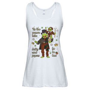 Tis The Season Tobe Jolly And Joyous The Muppet Christmas Carol Ladies Essential Flowy Tank