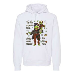 Tis The Season Tobe Jolly And Joyous The Muppet Christmas Carol Premium Hoodie