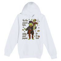 Tis The Season Tobe Jolly And Joyous The Muppet Christmas Carol Premium Pullover Hoodie