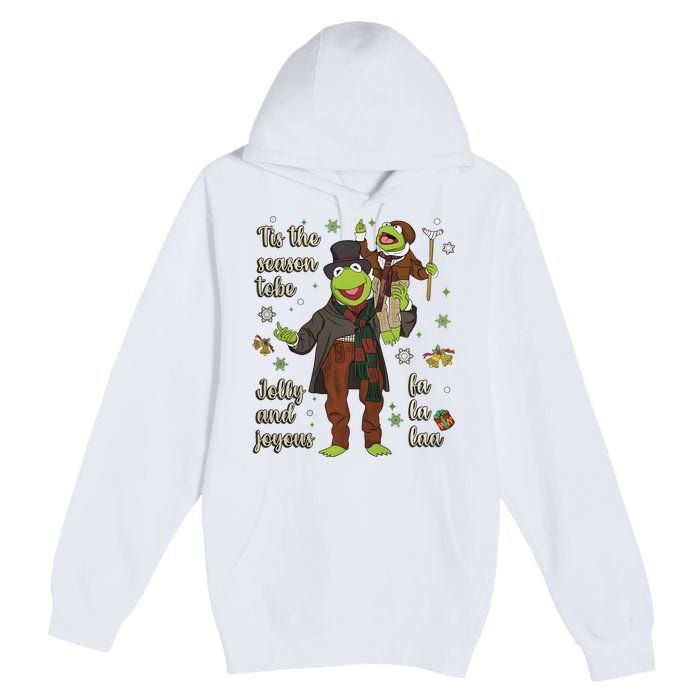 Tis The Season Tobe Jolly And Joyous The Muppet Christmas Carol Premium Pullover Hoodie