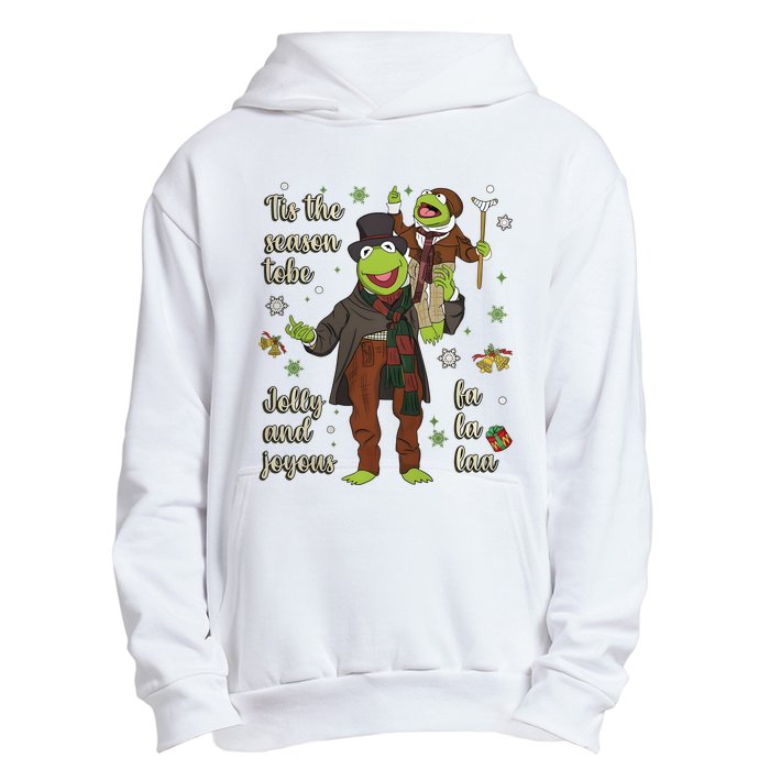 Tis The Season Tobe Jolly And Joyous The Muppet Christmas Carol Urban Pullover Hoodie