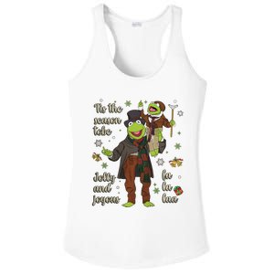 Tis The Season Tobe Jolly And Joyous The Muppet Christmas Carol Ladies PosiCharge Competitor Racerback Tank