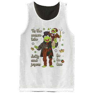 Tis The Season Tobe Jolly And Joyous The Muppet Christmas Carol Mesh Reversible Basketball Jersey Tank