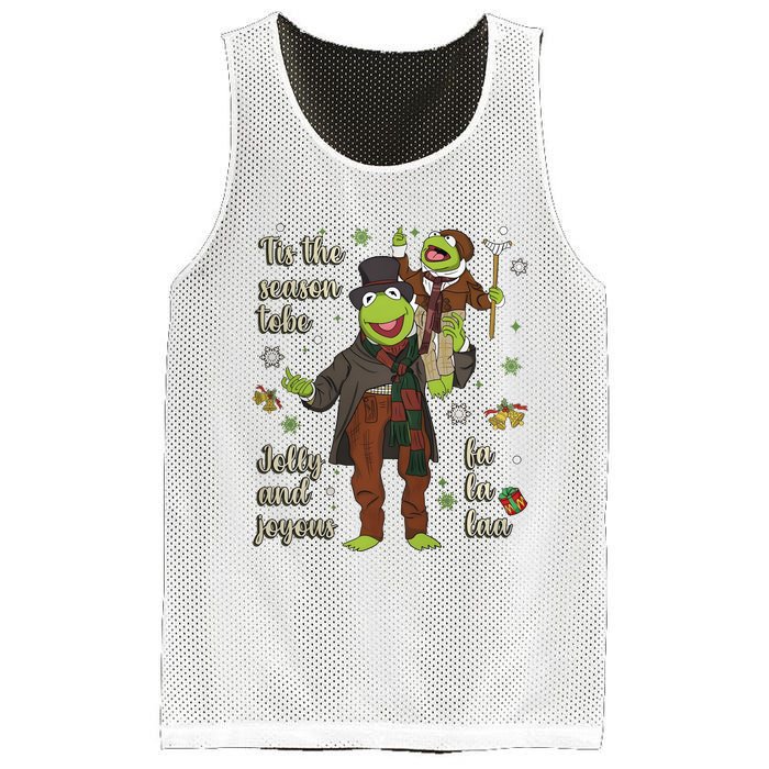 Tis The Season Tobe Jolly And Joyous The Muppet Christmas Carol Mesh Reversible Basketball Jersey Tank